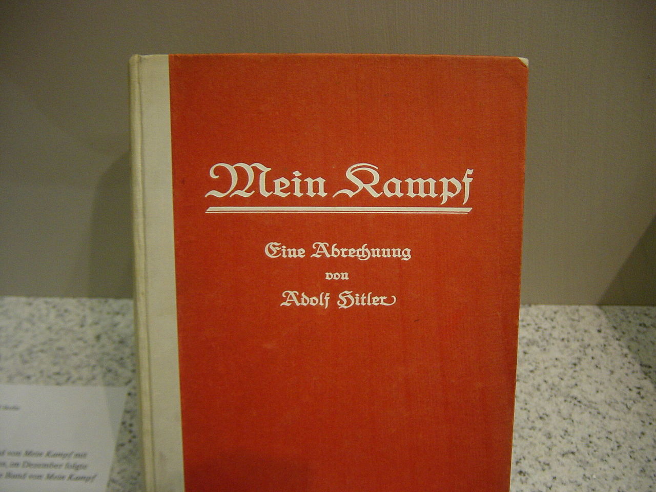Mein Kampf 1925 (1e druk)
